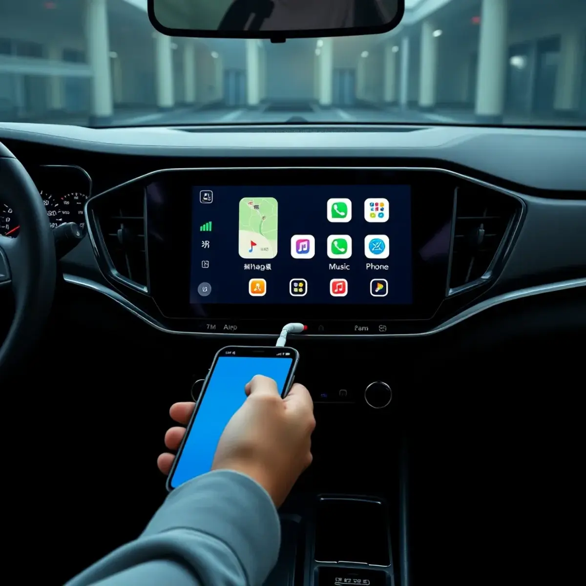 Apple CarPlay на Changan CS55 Plus: Как Подключить по Проводу и Без Проводов
