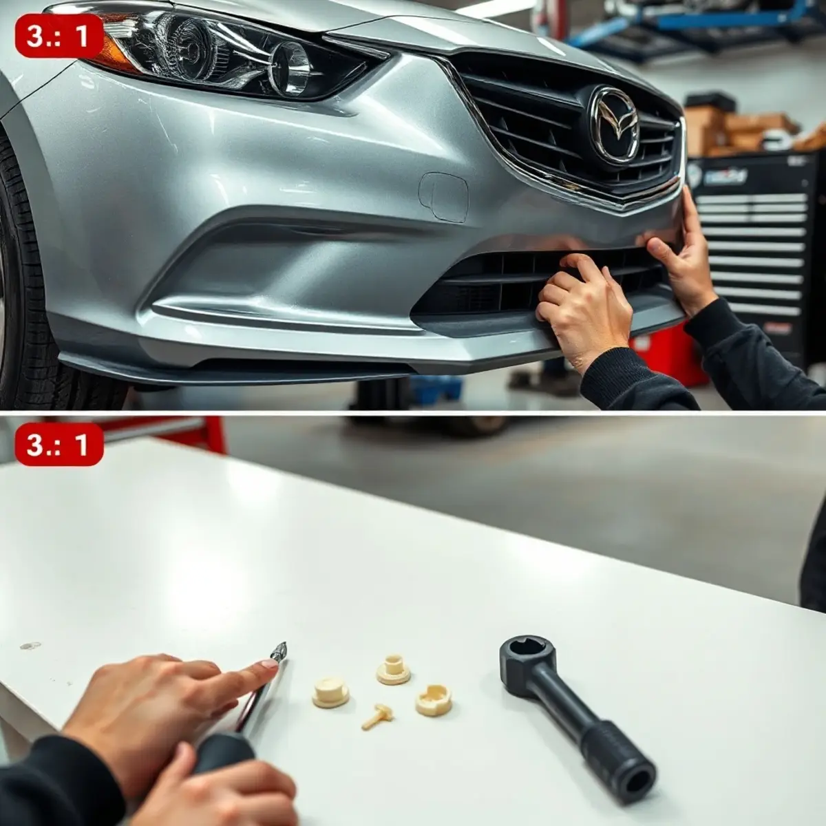 Как снять бампер на Mazda 6: пошаговая инструкция для GH, GG, GJ