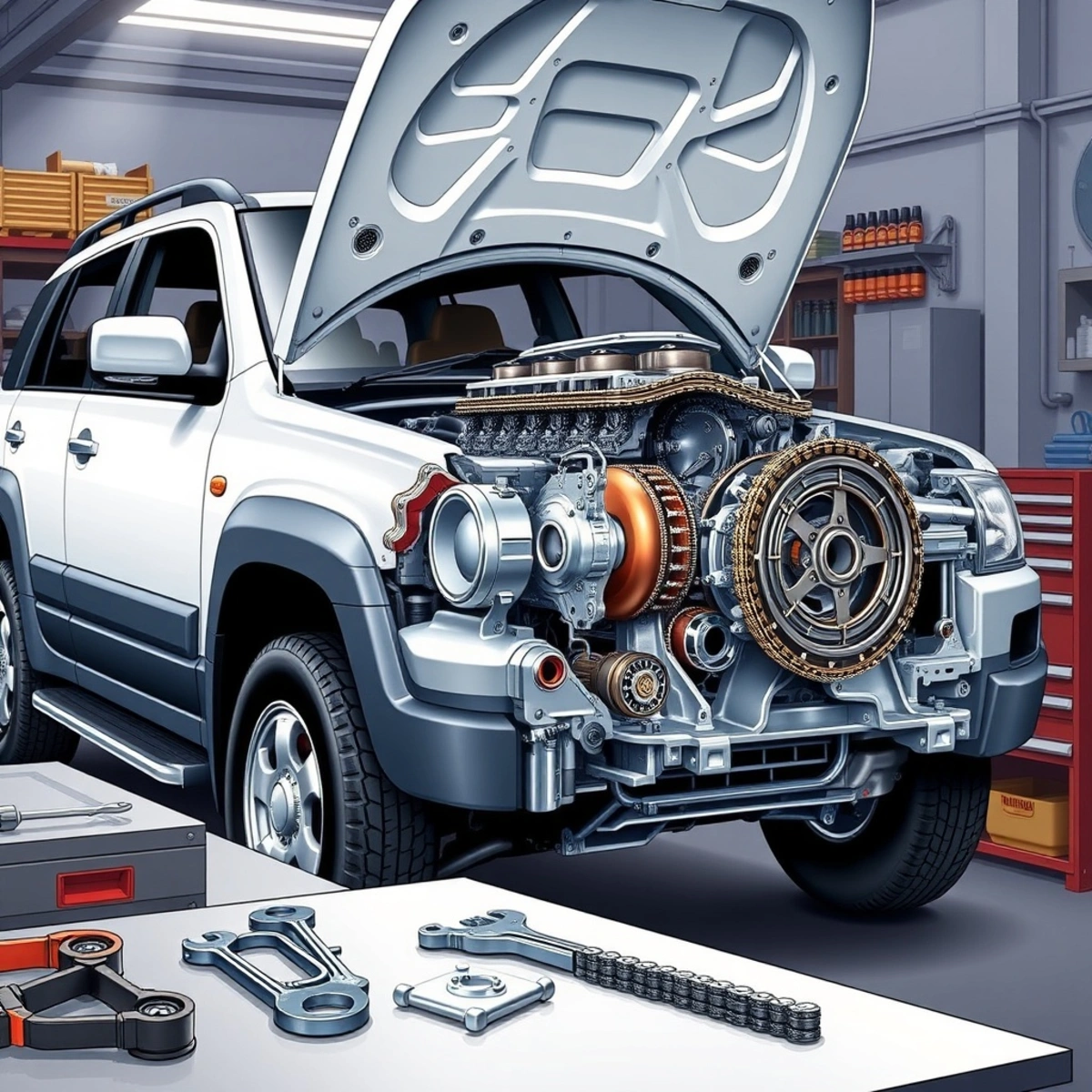 Замена цепи ГРМ на Chevrolet Niva: пошаговая инструкция, признаки износа