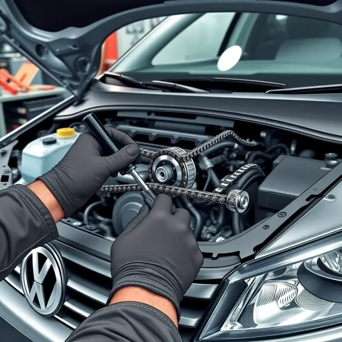Замена цепи ГРМ на Volkswagen Polo: признаки износа, процесс замены, цены