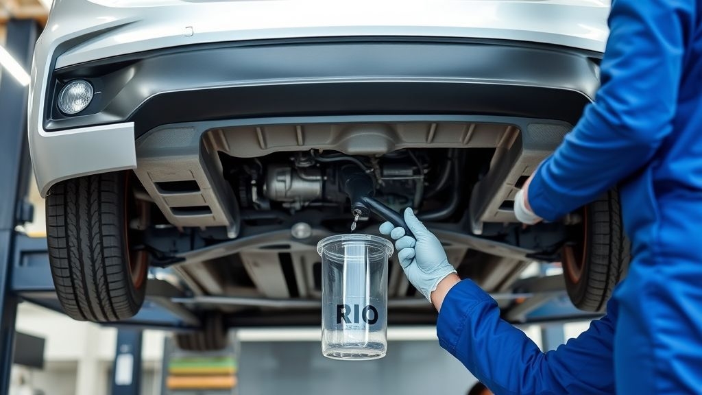 Замена масла в АКПП Kia Rio 4: пошаговое руководство, выбор масла, интервалы