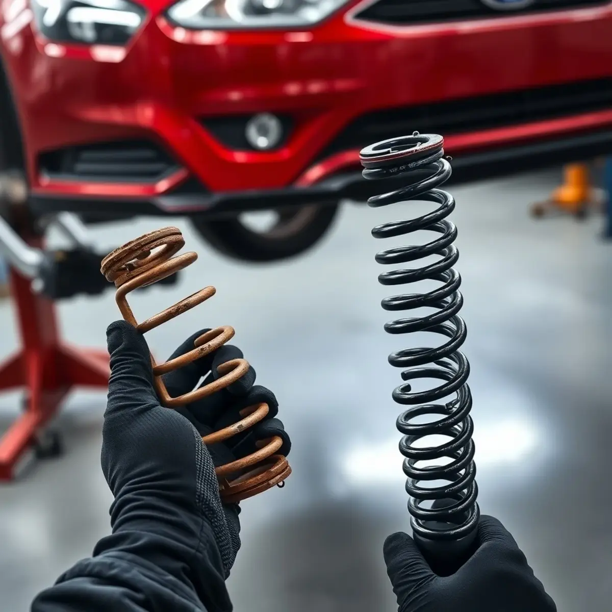 Замена пружин Ford Focus 2: полное руководство по замене задних и передних пружин своими руками